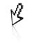 Computer arrow cursor 3d