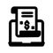 Computer banking Isolated Vector icon which can easily modify or edit