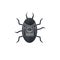 Computer bug. Software bug. Search for errors, vector illustration