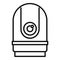 Computer camera icon outline vector. Video camcorder