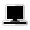 Computer desktop workplace icon