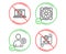 Computer fan, Security and E-mail icons set. Cogwheel blueprint sign. Vector