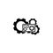 Computer, gear, repair icon. Element of repair icon for mobile concept and web apps. Detailed Computer, gear, repair icon can be