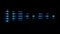 Computer generated equalizer bars in waveform audio spectrum