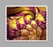 Computer generated fractal artwork stamp template