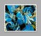 Computer generated fractal artwork stamp template