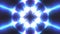 Computer generated fractal blue kaleidoscopic backdrop of twinkling blue lights, 3d rendering