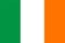 A computer generated graphics illustration of the flag of Ireland