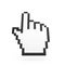 Computer hand cursor