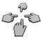 Computer hand cursors