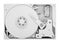 Computer hard disk with clipping path