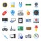 Computer Hardware Flat Icons Pack