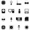 Computer hardware icon set