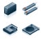 Computer Hardware Icons Set - Design Elements 55i