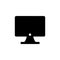 Computer icon. Monitor display sign