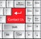 Computer Keyboard with Contact Us Key