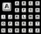 Computer keyboard key FONT 3D