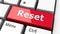 Computer keyboard Reset