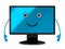 Computer monitor character