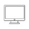 computer monitor screen icon