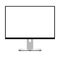 Computer Monitor. Wide Screen Lcd Display. Vector