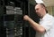 Computer Technician working on a server