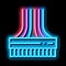 computer wires neon glow icon illustration