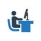 Computer Working Icon