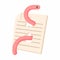 Computer worm, document destruction icon