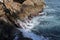 Conca dei Marini - Onde sulla scogliera di Capo di Conca