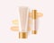 Concealer, foundation cosmetic ads template