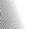 Concentric circles halftone background