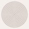 Concentric spiral with lines. Psychedelic circle like icon or logo