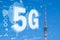 Concept 5G is a new type of fast mobile communications for the Internet and calls around the world