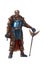 Concept Art Fantasy Illustration of Warrior Knight in Armor With Sword