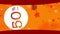 Concept of Autumn Sale. 50 percent off price. Fall discount promo banner on orange background with leaves