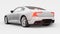 Concept car sports premium coupe. Plug-in hybrid. Technologies of eco-friendly transport. White car on white background