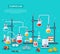 Concept of chemistry experiment