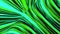 Concept of communication, abstract green narrow flowing lines, seamless loop. Animation. 3D fiber, internet and digital