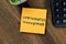 Concept of Configuration Management write on sticky notes isolated on Wooden Table