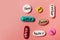 Concept of creative pills, a placebo with joy, love, happiness, truth, power, dream