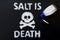 Concept-diet, harm to health cause of excessive consumption of salt