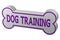 Concept: dog training. 3D rendering.