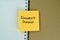 Concept of Eminent Domain write on sticky notes isolated on Wooden Table