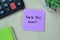 Concept of Fafsa Pell Grant write on sticky notes isolated on Wooden Table