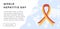 Concept of hepatitis A, B, C, D, cirrhosis, world hepatitis day. Web Horizontal Banner Template with world map, virus