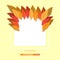 Concept and idea colorful maple leaf Autumn abstract. Vector Illustration eps.10