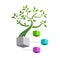 Concept illustration: family tree illustration