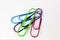 An concept Image of some paperclips with copy space
