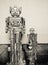 Concept inequality robots solarized monochrome